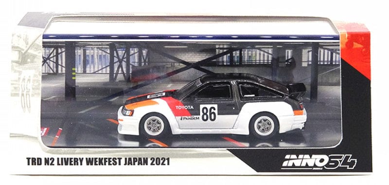 1/64 TRD 風 トヨタAE86 Levin 改 Work EQUIP 03 TOYOTA AE86 Levin INAZUMA WORX PANDEM ROCKET BUNNY Inno64 1/64
