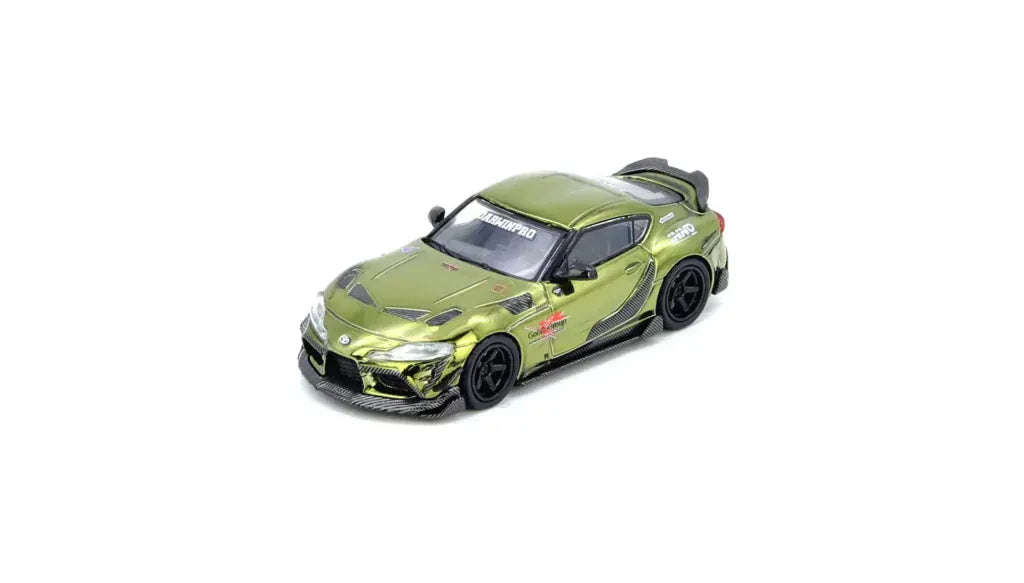 Toyota Supra A90 Darwin Pro J'S Racing Blue Inno64 1/64 scale