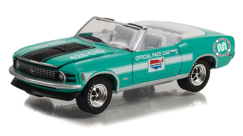 1970 Ford Mustang Mach 1 428 Cobra Jet Convertible Michigan International Raceway Official Pace Car Hobby Exclusive Greenlight 1:64 scale (Copy) 30364