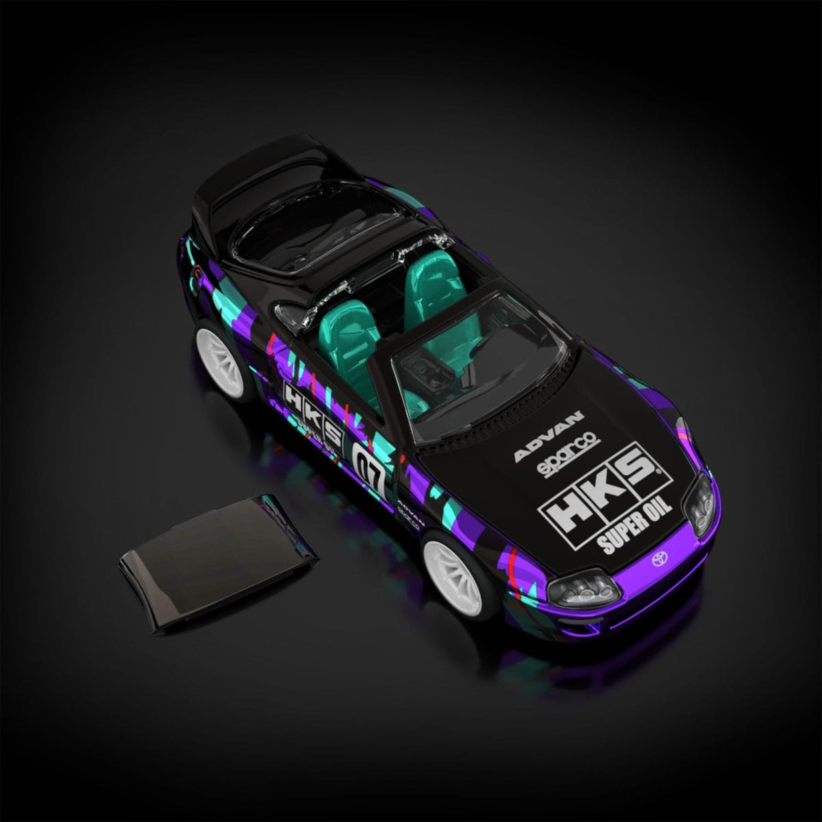 1997 Toyota Supra Purple sELECTIONs RLC Hot Wheels 1/64 JCP18