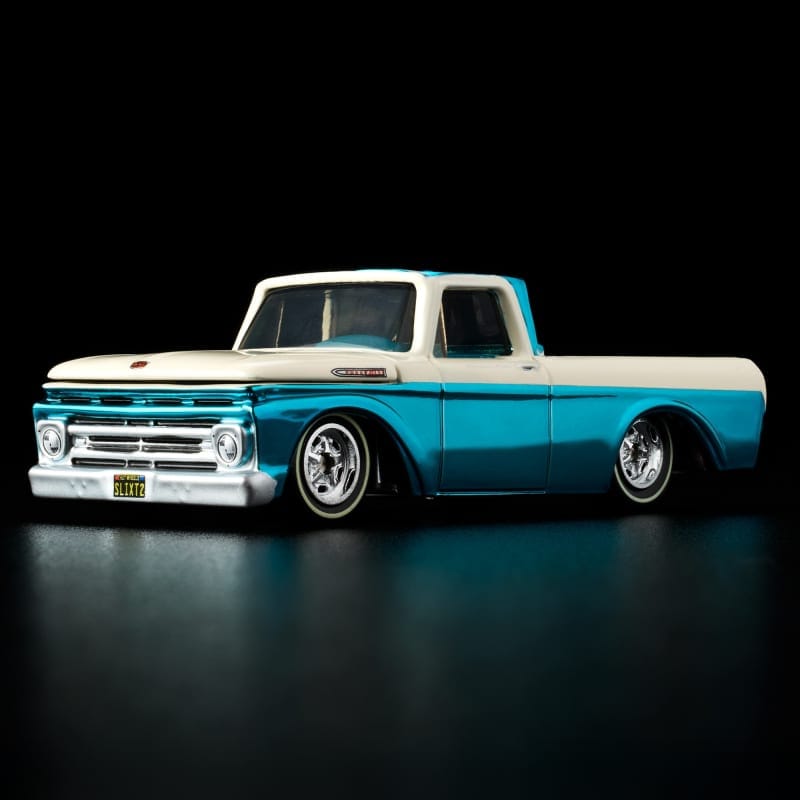 1962 Ford F-100 Teal RLC Exclusive Hot Wheels 1/64 JJY60