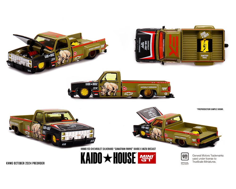 Kaido House Mini GT Chevrolet Silverado Mizu Diecast Sumatran