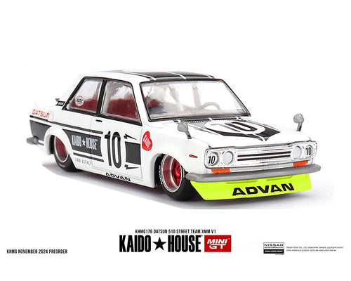 Datsun 510 Street XMM Kaido House Mini GT 1:64 scale – Hanz Driven