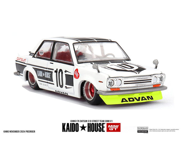 Datsun 510 Street XMM Kaido House Mini GT 1:64 scale – Hanz Driven