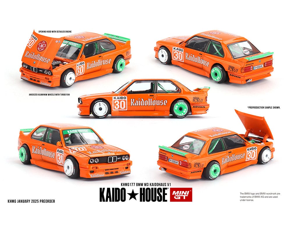 Kaido House Mini GT BMW M3 KaidoHaus v1 Orange – Hanz Driven