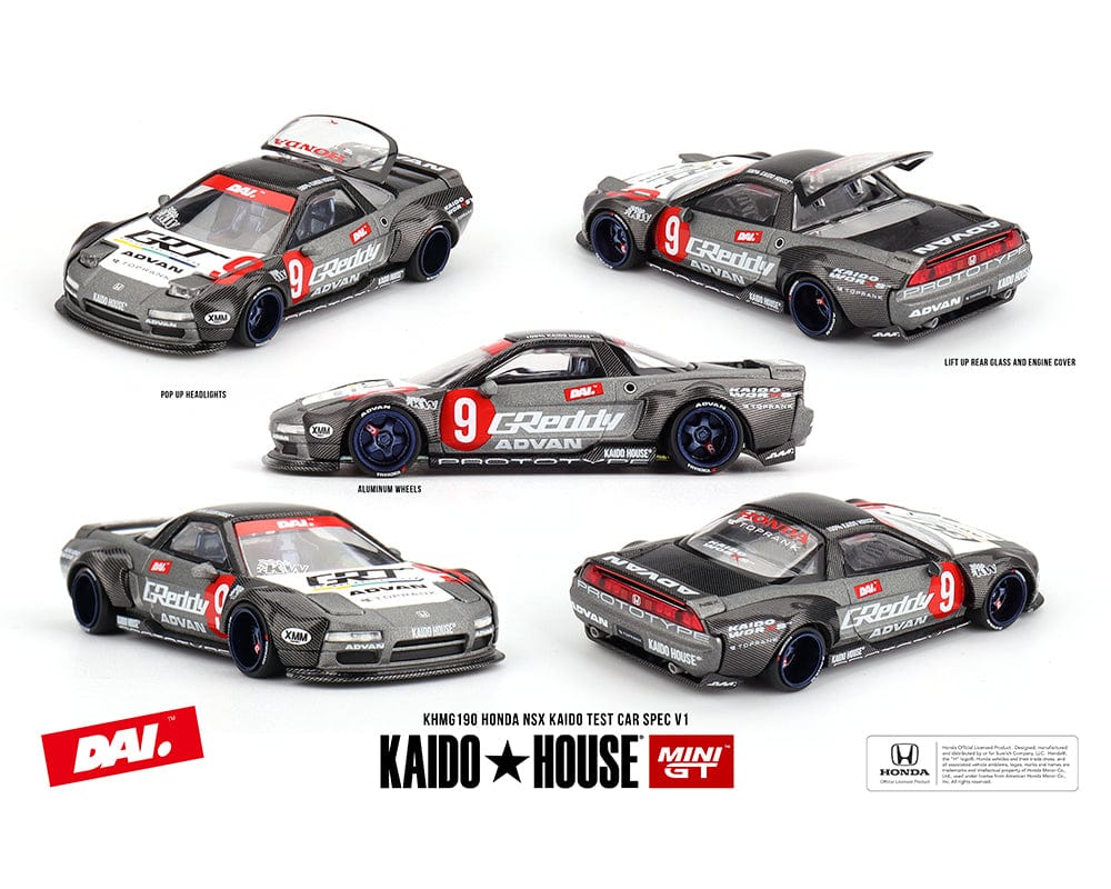 Honda NSX Kaido Test Car Spec V1 Kaido House Mini GT 1/64 scale
