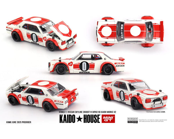 Nissan Skyline 2000GT-R KPGC10 Kaido Works V2 White Kaido House