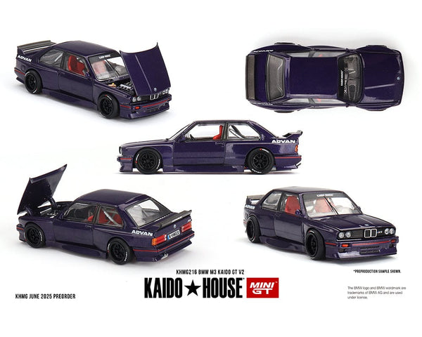 BMW M3 GT V2 Purple Kaido House Mini GT 1/64
