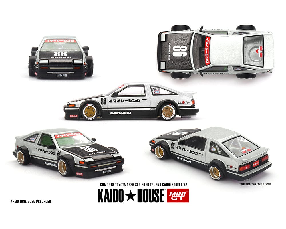 Honda Civic EF Kaido house Works V2 M Red KHMG156 1/64 scale