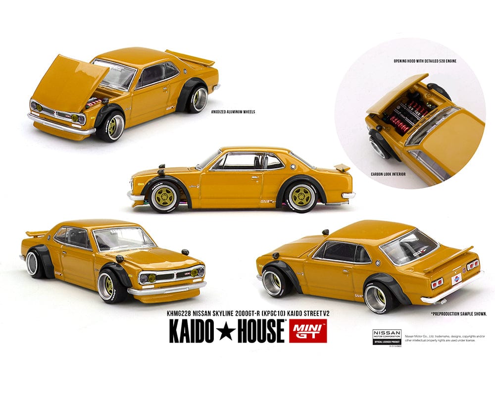 Nissan Skyline 2000 GT-R (KPGC10) Kaido Street V2 – Yellow Kaido