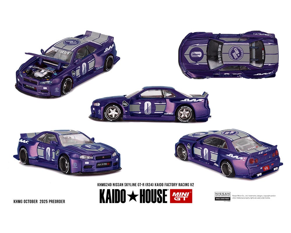 pre-order) Nissan Skyline GT-R R34 Kaido factory Racing V2