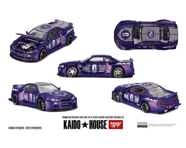 pre-order) Nissan Skyline GT-R R34 Kaido factory Racing V2