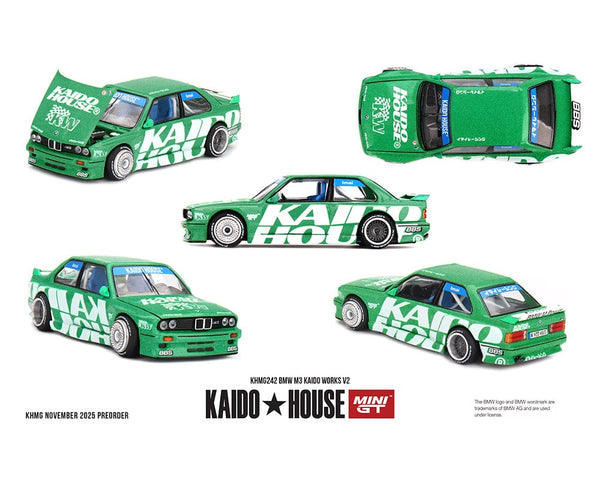 Pre-order) BMW M3 Kaido Works V2 Green kaido House Mini GT – Hanz
