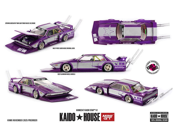 Kaido Star V1 Purple Silver | Kaido House 1:64 | Pre-order – Hanz