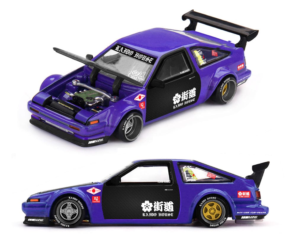 Honda Civic EF Kaido house Works V2 M Red KHMG156 1/64 scale