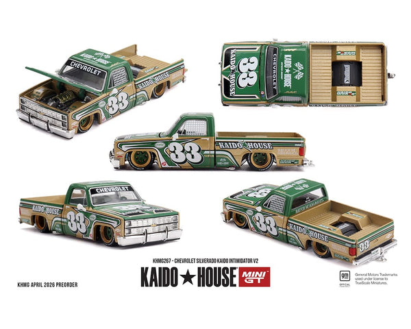 Kaido House Chevrolet Silverado Intimidator V2 Beige 1/64 KHMG267