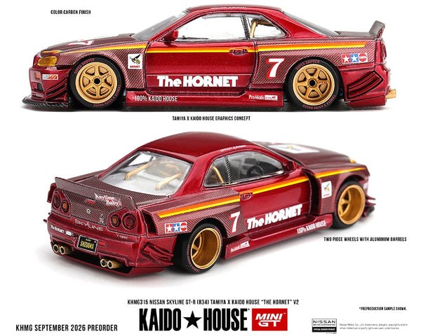 Nissan Skyline GTR R34 Tamiya The Kaido House 1/64 | Hanz Driven KHMG315