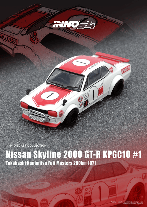 限定品？ SKYLINE JAPAN 2000GTES Nissan Skyline 2000 GT-R KPGC10 #1 Takahashi Kunimitsu Fuji