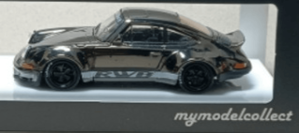 Porsche 911 RWB 930 Chrome Gunmetal Grey Low Wing My Model Collect 1/6 MC640002V