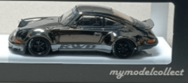 Porsche 911 RWB 930 Chrome Gunmetal Grey Low Wing My Model Collect 1/6 MC640002V