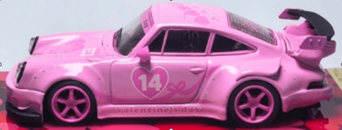 Porsche 911 RWB 930 GT Wing Valentines Day My Model Collect 1/64 MC640003P