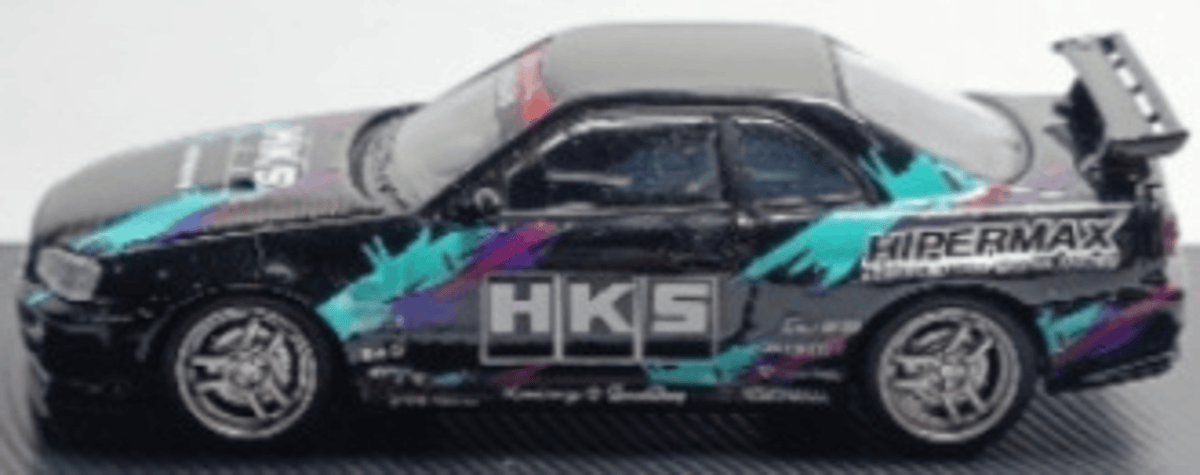 Nissan Skyline GTR R34 V Spec HKS My Model Collect 1/64 MC640009B
