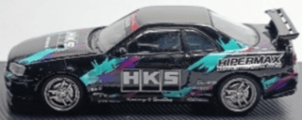 Nissan Skyline GTR R34 V Spec HKS My Model Collect 1/64 MC640009B