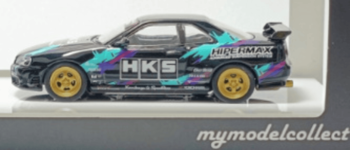 Nissan Skyline R34 25GT Turbo HKS My Model Collect 1/64 – Hanz Driven