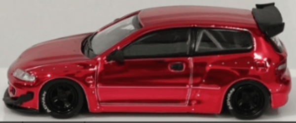 Honda Civic EG6 Chrome Red My Model Collect 1/64 – Hanz Driven