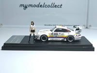 Porsche 911 RWB 993 Apple #89 High Wing with Figure My Model Collect 1 MC640023B