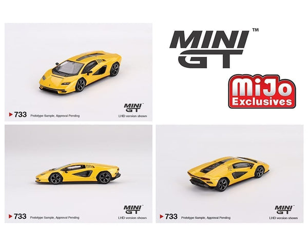 Lamborghini Countach LPI 800-4 – New Giallo Orion Mini GT 1/64 scale