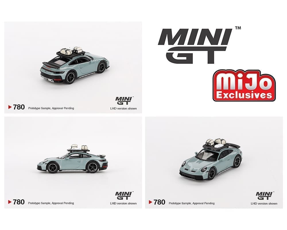 Porsche 911 Dakar Shade Green Metallic Mini GT 1/64 MGT00780-MJ