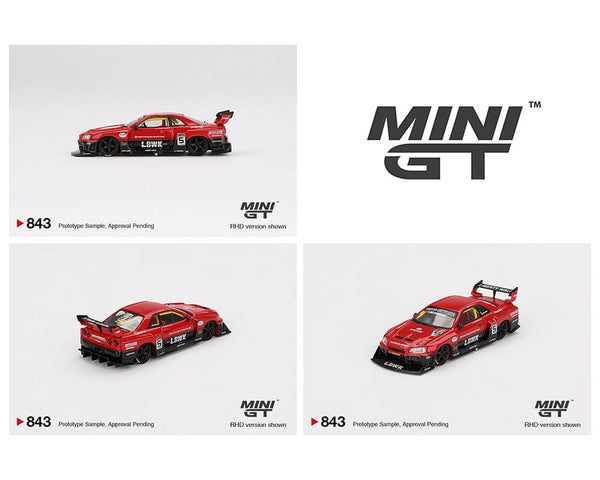 ミニカー MINI GT #70 LBWK Nissan GT-R 40th edi. Mini GT #70 LB Works Nissan GT-R #70 INTERSPORT 40th Anniversary