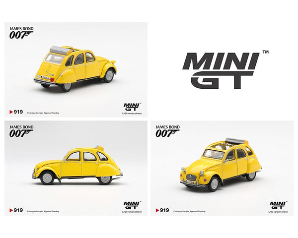 (PRE ORDER) James Bond 007 Citroën 2CV For Your Eyes Only English Packaging Limited Edition Mini GT 1:64 MGT00919-007E