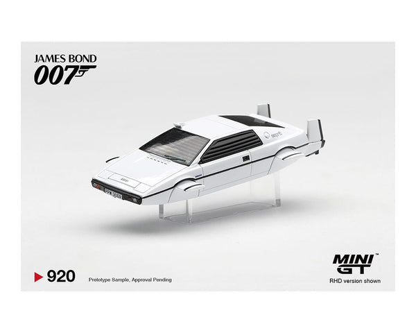 (PRE ORDER) James Bond 007 Lotus Esprit S1 “The Spy Who Loved Me” Submarine English Packaging Limited Edition  Mini GT 1:64 MGT00920-007E