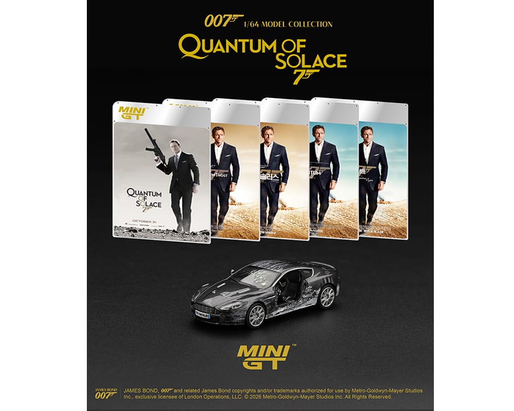 Mini GT Aston Martin DBS Quantum of Solace Battle Damaged 1/64 MGT00924-007E