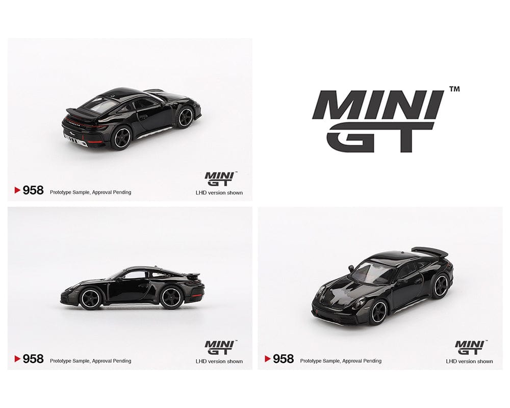 Porsche 911 Dakar Black Mini GT 1/64 scale – Hanz Driven