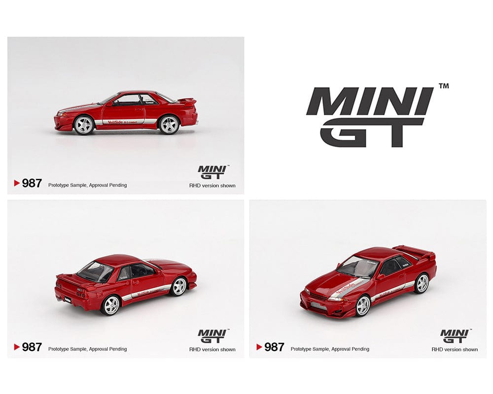 Nissan Skyline GT-R (R32) VeilSide Combat C-I – Gem Red Mini GT Diecast 1/64