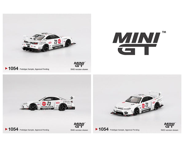 Mini GT Nissan S15 Silvia LB-Super Silhouette ATHLETE MGT01054 1/64 Di – Treasured Models Mini GT Nissan S15 Silvia LB-Super Silhouette ATHLETE MGT01054 1/64 Di – Treasured Models