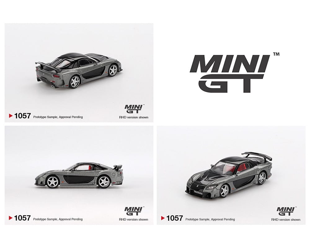 Mazda RX-7 VeilSide – Fortune Grey Mini GT 1/64 scale – Hanz Driven