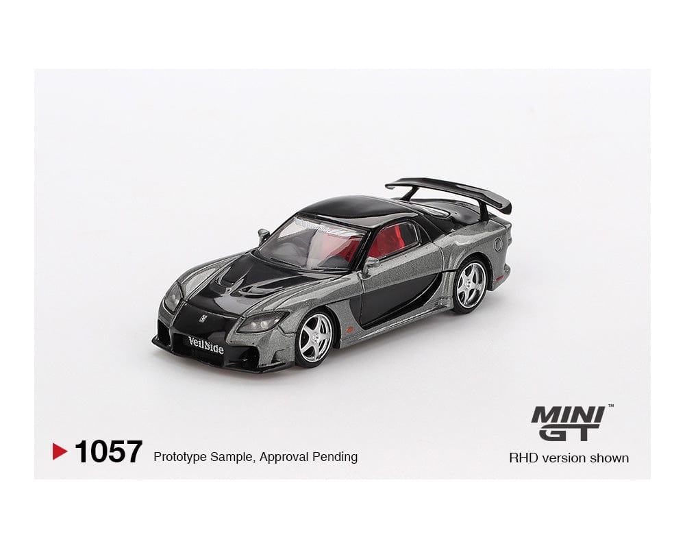 Mazda RX-7 VeilSide – Fortune Grey Mini GT 1/64 scale – Hanz Driven