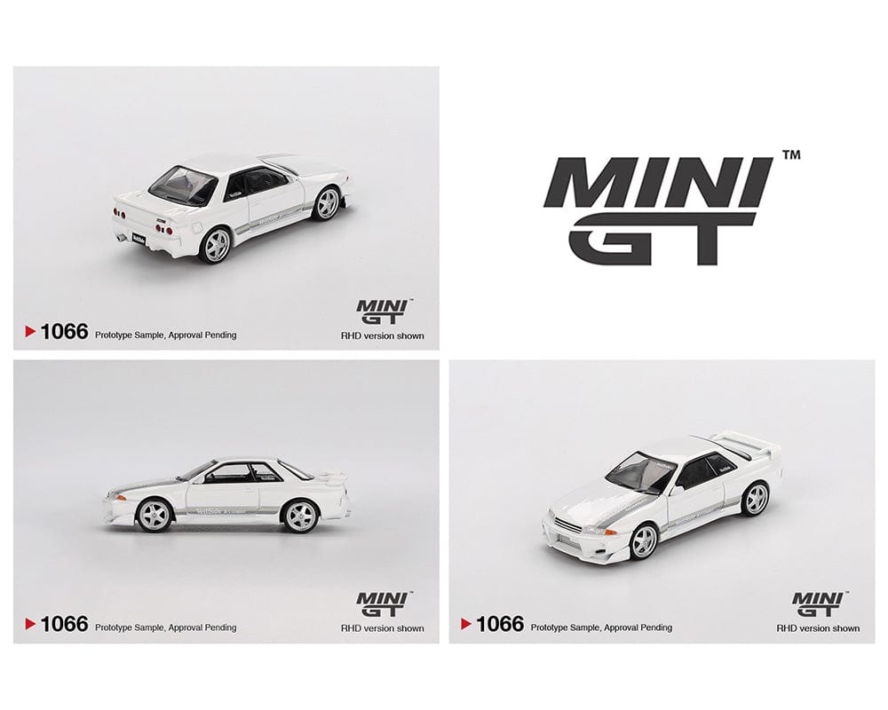 Nissan Skyline GT-R (R32) VeilSide Combat C-I White Mini GT