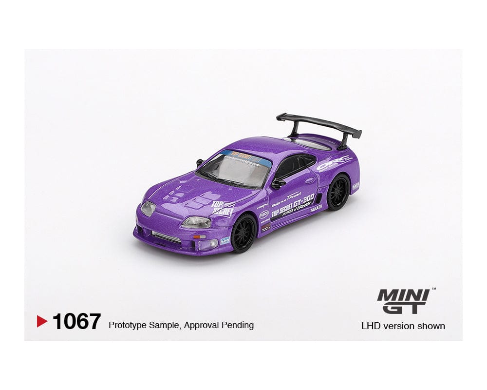Toyota Supra (A80) Top Secret GT-300 Top Secret Purple Mini GT 1