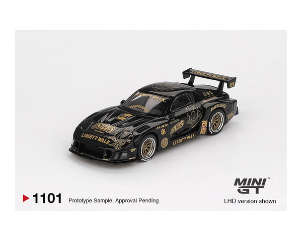 Mazda RX-7 LB Super Silhouette FD-NILES Black Mini GT 1/64 scale
