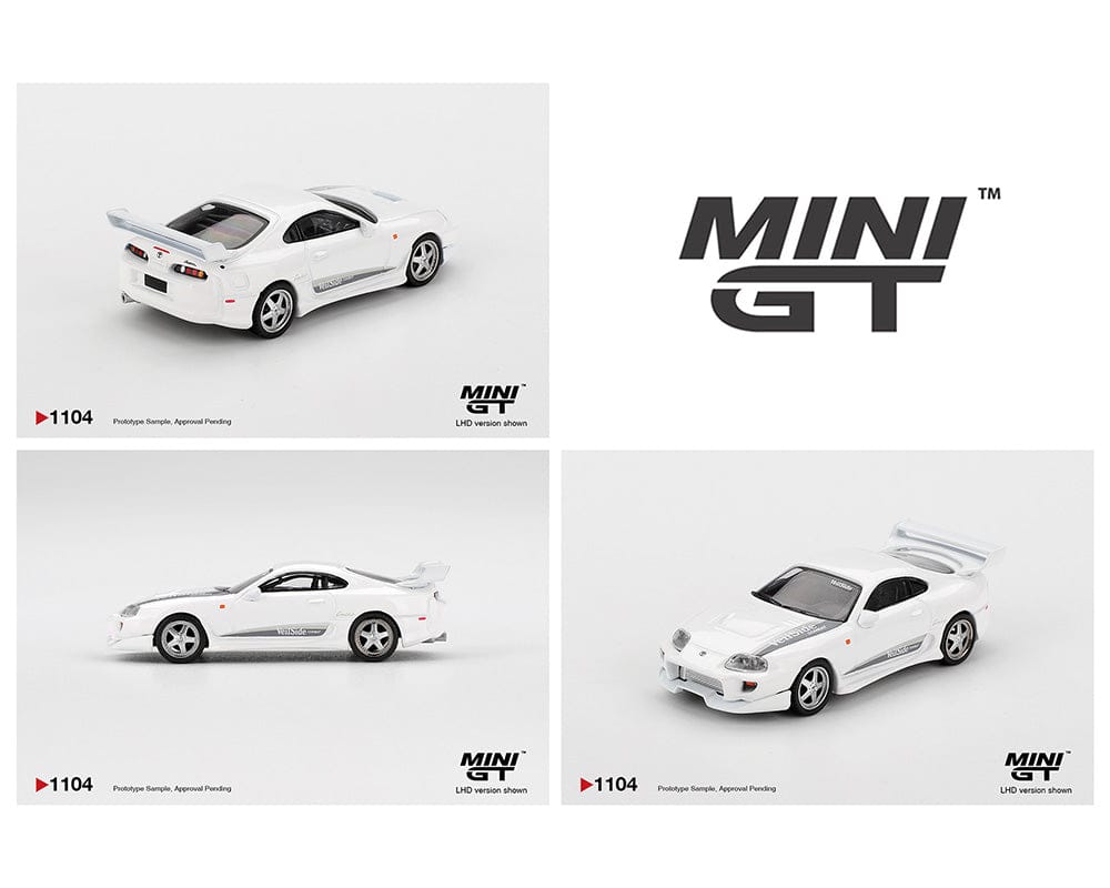 Pre-order) Toyota Supra VeilSide Combat V-I White Mini GT 1:64