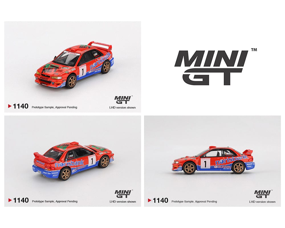 Pre-order) Subaru Impreza WRC97 #1 1999 DRM Champion Mini GT 1:64