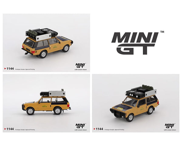 Range Rover 1981 Camel Trophy Sumatra C. Swoboda & K. Mentel  Winner Yellow Mini GT 1/64 scale