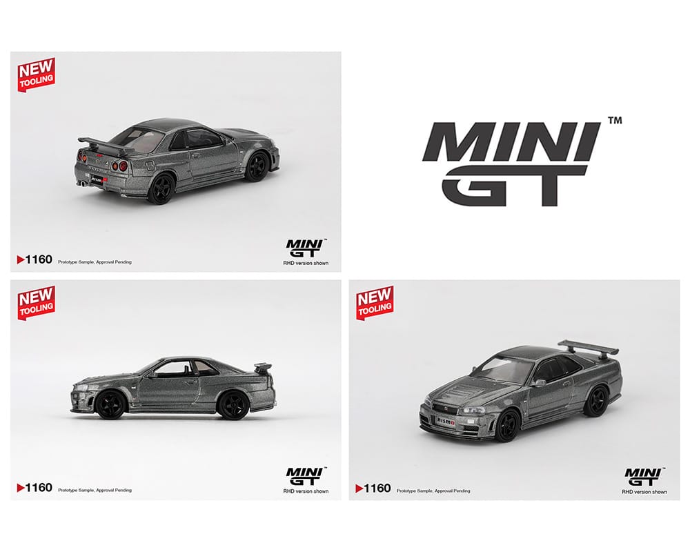 Nissan Skyline GT-R Dark Metal Gray NISMO BNR34 CRS Version Mini