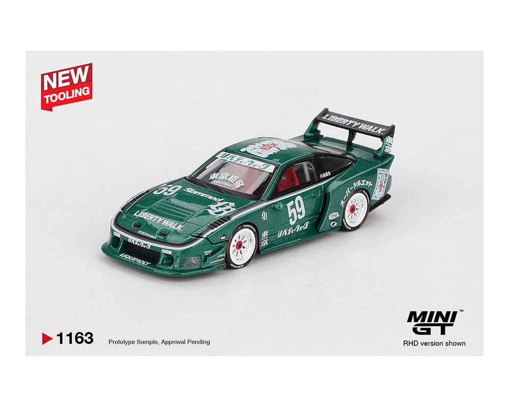 Pre-order) Nissan LB-Super Silhouette 180SX 2026 TAS Green Mini GT Pre-order) Nissan LB-Super Silhouette 180SX 2026 TAS Green Mini GT