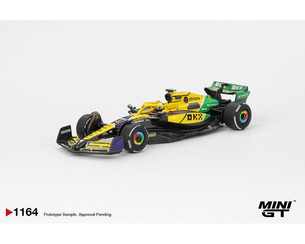 McLaren MCL38 #4 Lando Norris 2024 F1 2024 Monaco GP Mini GT 1:64